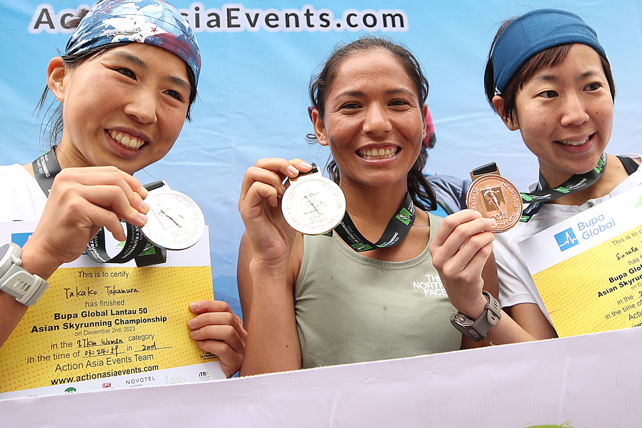 アジアスカイランニング選手権で日本が優勝